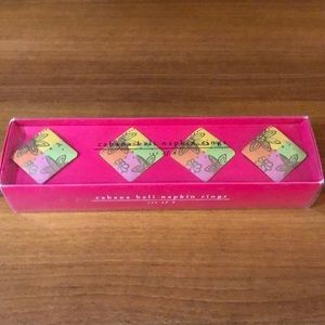 Set of 4 Pier One Napkin Rings